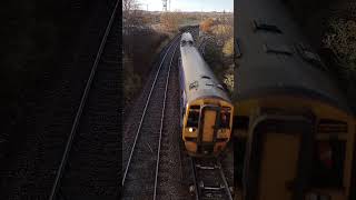 158710 working 2B30 from Aberdeen to Montrose #shorts #train #class158 #britishrail #subscribe.