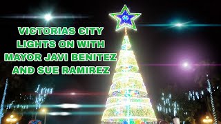 VICTORIAS CITY LIGHTS ON WITH MAYOR JAVI BENITEZ AND SUE RAMIREZ