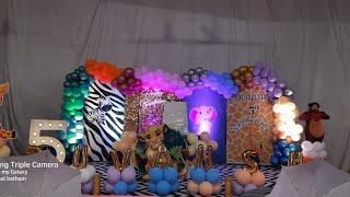 Jungle theme balloon decoration @fireflydeco6763