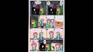 Birds in the rain (MLP Equestria girls comic) #mlp #equestria girls