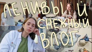 Ноябрьский влог из меда | Много снега и конспектов