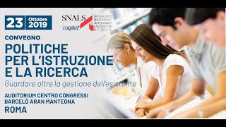 Video sintesi - Convegno SNALS Confsal - Hotel Barceló Aran Mantegna, 23 Ottobre 2019