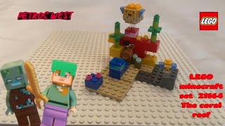 LEGO Minecraft set 21164 the coral reef