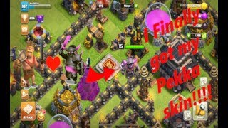 I FINALLY GOT MY PEKKA KING SKIN!! | Clash of Clans