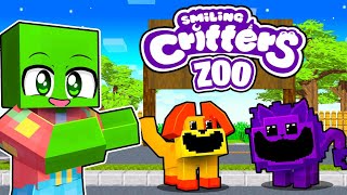 I Built a Secret SMILING CRITTERS Zoo in Minecraft!