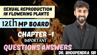 Biology class 12th imp Question Answer Sexual reproduction in flowering plant L-1