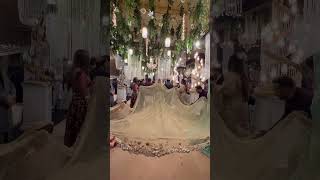 most delicate bridal entry I ever seen before 😍❤ #trending #viral #wedding #shorts #short #wedding