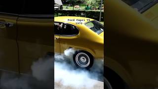 1970 V6 BURNOUT and Take Off! #musclecar #ford #classic #burnout