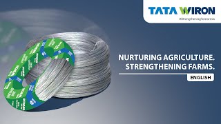 Transform Farm with @TataWiron01  | Ultimate Farming Wire Solution | @TataSteelIndiaLtd | English