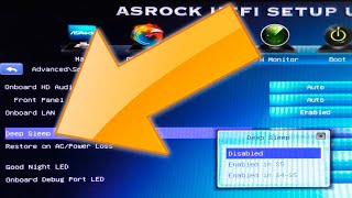 Как включить Deep Sleep в BIOS UEFI на компьютере