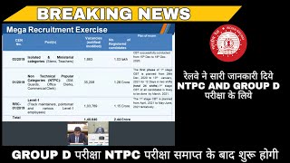 NTPC MEGA REQUIREMENT GUIDELINES BY INDIAN RAILWAY MEDIA BRIEF BY CEO VK YADAV SIR