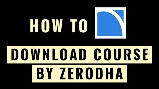 How To Download Stock Market Course PDF By Zerodha