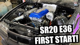 SR20 E36 FIRST START! Tomei 258 Cams + Pulsar G25-550