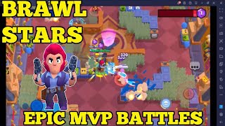 EPIC MVP BATTLES + LEVELING UP COLT - BRAWL STARS GAMEPLAY