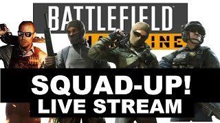 BFHardline Squad-Up! Live Stream w/ Viewers and Subscribers (All DLC / Facecam / Live Chat)