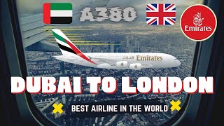 Emirates A380-800 ✈️ || Best airline in the world || 🇦🇪 Dubai to London Heathrow 🇬🇧