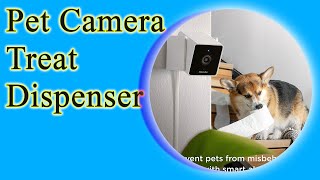 Pet Camera Treat Dispenser | Cam Pet Monitoring Camera | Vet Chat for Cats & Dogs