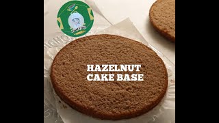 Hazelnut Cake Base Recipe/How to make a simple and soft hazelnut cake base? #Food 4 Hjo by Mom C