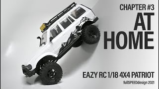 Smaller is better? 1/18 RC adventure #3 : crawling at home - Patriot Eazy RC 1/18 4x4 car