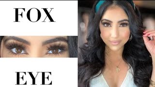 HOW TO: FOX EYE MAKEUP TUTORIAL | EYE LIFT WITHOUT SURGERY