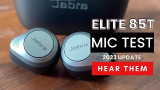 Jabra Elite 85t ANC wireless earbuds Microphone test (2023 Update)