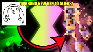 14 Artists Turned My Doodles Into NEW Ben 10 Aliens!