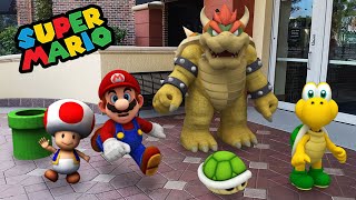 Super Mario run (in mall) | Super Mario Bros in real life 6