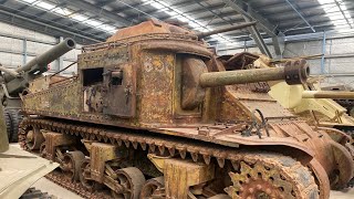 “BARN FIND” Australian Army M3 Grant Tank Walk Around.