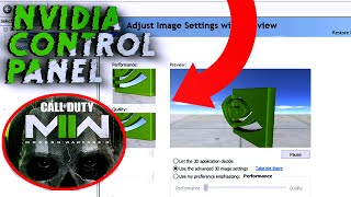 Optimize Nvidia Control Panel For MW2 HIGH FPS! Call of Duty: Modern Warfare II BEST SETTINGS