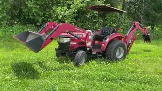 **SOLD** USED Mahindra 3616 with backhoe available at Tatum Motor company in Tontitown Arkansas