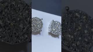 Men's Diamond Earrings | Hip Hop Diamond Earrings | Men's Earrings | Hip Hop Jewelry | Jewels Queen