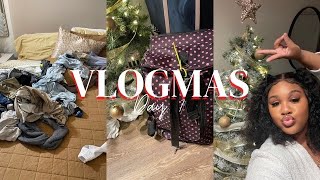 VLOGMAS DAY 7| HOLIDAY TRAVEL VLOG| packing for 24hrs in Miami + allergic to acrylics