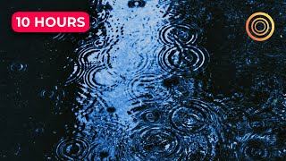 Rain Sounds No Thunder | Black Screen (10 Hours) No Ads