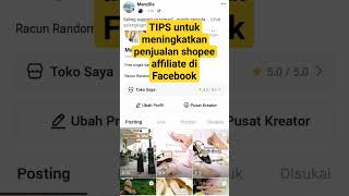 Penghasilan Extra Jual produk Affiliate shopee di Facebook #shopeeaffiliateprogram #afiliasishopee