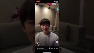 iKON BI Hanbin speak Indonesian Sarang and greetings to Vietnam, Poland Instagram Live IG Live