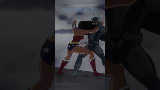 Wonder Woman Fights Owlman || Justice League: Crisis On Two Earths