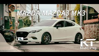 (HD)MAZDA MAZDA3 MK3 BM installed KT Racing Coilovers