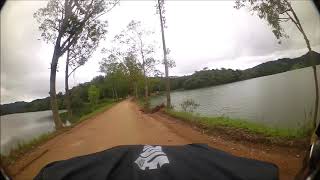 Cruzando o Lago Pinhal   Ciclo Viagem Expedição Por Trilhas Em Santa Catarina Brasil 2018 Expedicion