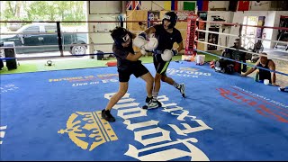 SPARRING AT THE BOXING GYM!!!