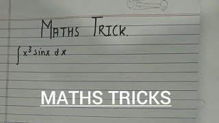 Math's trick#maths#mathstricks #mathstrick#integration