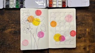 Plan With Me - Bullet Journal Set Up July 2022