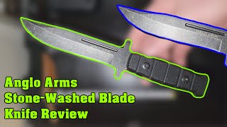 Anglo Arms Stone-washed Fixed Blade Knife Review