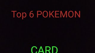 top 10 Pokemon card#afor gamer