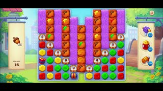 TOWNSHIP   Colorful Puzzle  Match -3  game level # 2046