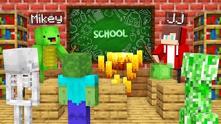 Mikey and JJ Opened a MOB SCHOOL in Minecraft (Maizen)