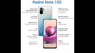 Redmi Note 10S review // Redmi Note 10S full features // Redmi Note 10S mobile details  #shorts #yt