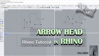 Rhino Tutorial/ Arrow Head in Rhino by @TitleeMehzabeen