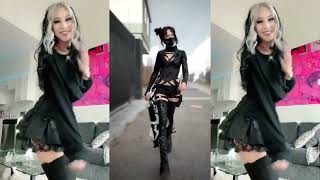 razor - goth / alt / punk girl TikTok dance music video - alt e-girls can dance too!