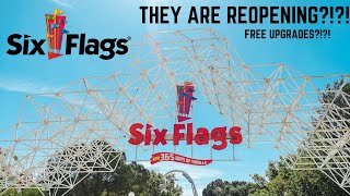 Six Flags Is Reopening?!?! This Is How They Will Reopen // Free Upgrades?!?!