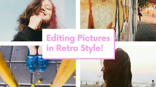 How to Edit Pictures for Instagram in Retro Style - 1998 Vintage Cam